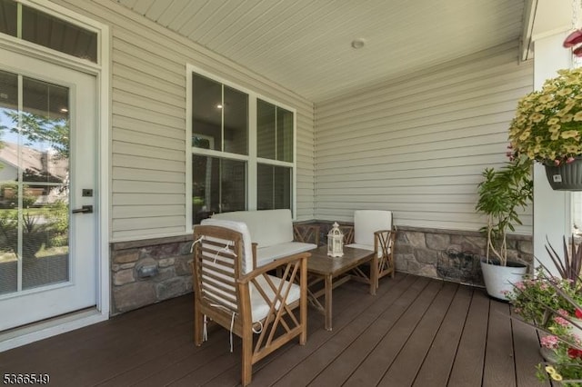 7 Harrier Ln, Washington Twp, NJ 07882 - view of wooden porch