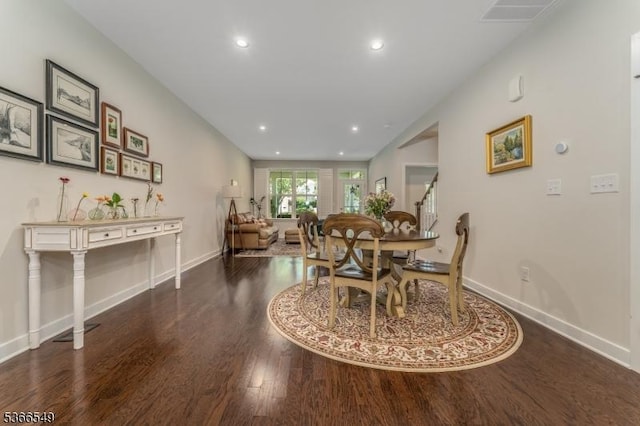 7 Harrier Ln, Washington Twp, NJ 07882 - dining room with wood finished floors and recessed lighting