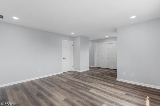 604 Skyline Dr Unit 604, Haledon Boro, NJ 07508 - spare room with recessed lighting and wood finished floors