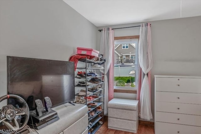 93 Meacham Ave, Nutley Twp, NJ 07110 - misc room featuring wood finished floors