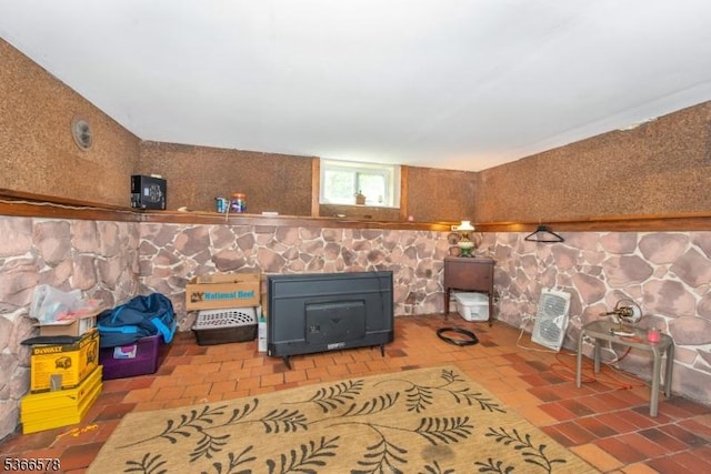 21 Benton Rd, Blairstown Twp, NJ 07832 - detailed view of a wood stove