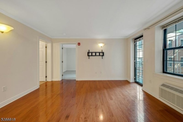 7 Prospect St Unit 510, Morristown Town, NJ 07960 - unfurnished room featuring wood finished floors and crown molding