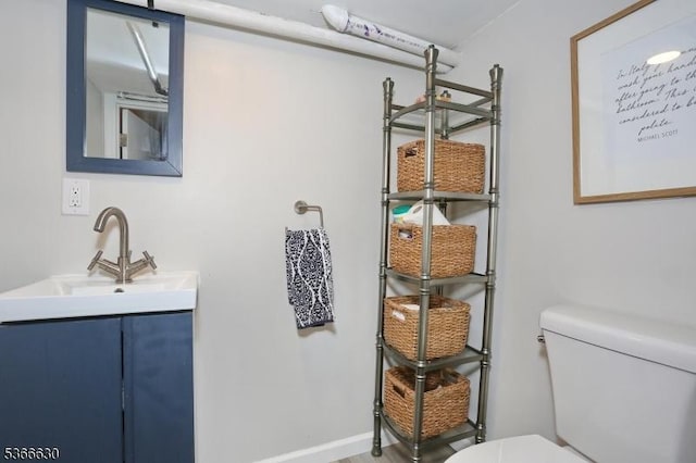 393 High St, Nutley Twp, NJ 07110 - bathroom featuring toilet and vanity