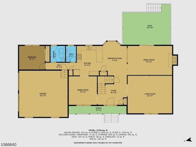 836 Dow Rd, Bridgewater Twp, NJ 08807 - view of property floor plan