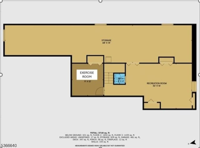 836 Dow Rd, Bridgewater Twp, NJ 08807 - view of room layout