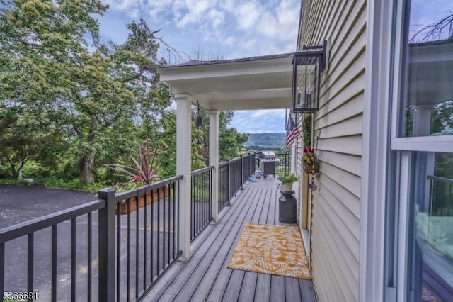306 W Valley Brook Rd, Washington Twp, NJ 07830 - wooden deck with grilling area
