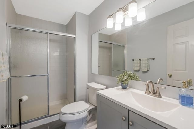 2909 Lindsley Rd, Bridgewater Twp, NJ 08807 - bathroom featuring vanity and a stall shower