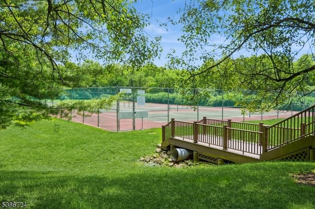 227 Potomac Dr, Bernards Twp, NJ 07920 - view of tennis court