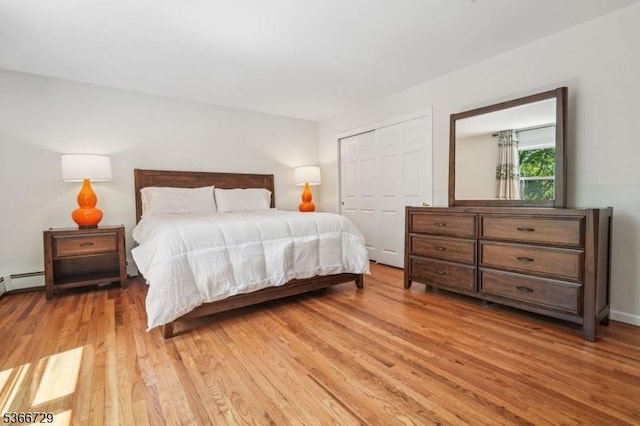 4 Dickens Ct, Morris Twp, NJ 07960 - bedroom featuring light wood-style flooring and a closet