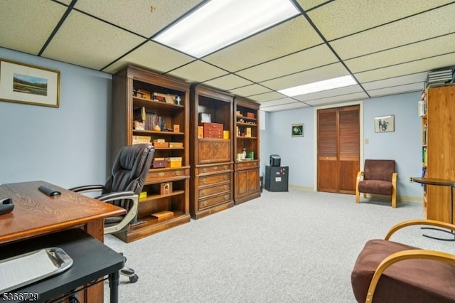 4 Dickens Ct, Morris Twp, NJ 07960 - office space featuring a drop ceiling and carpet