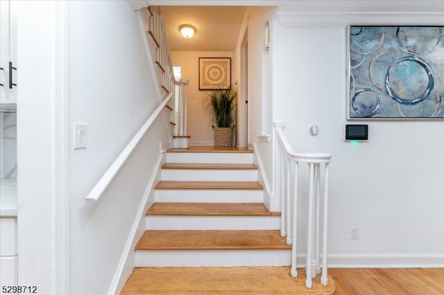 608 Duquesne Ter, Union Twp, NJ 07083 - staircase with wood finished floors
