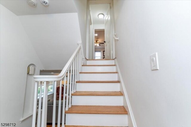 608 Duquesne Ter, Union Twp, NJ 07083 - stairway with plenty of natural light