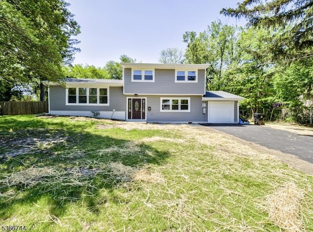 44 Sullivan Way E, Brunswick Twp, NJ 08816 - view of front of house with asphalt driveway and an attached garage
