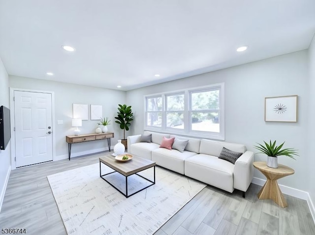 44 Sullivan Way E, Brunswick Twp, NJ 08816 - living area with light wood-type flooring and recessed lighting
