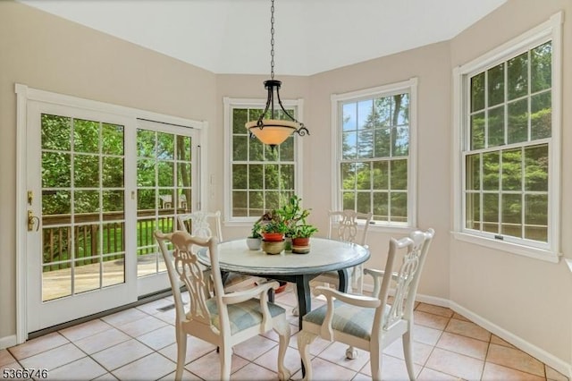 6 Magnolia Ct, Morris Twp, NJ 07960 - dining room with baseboards and light tile patterned flooring