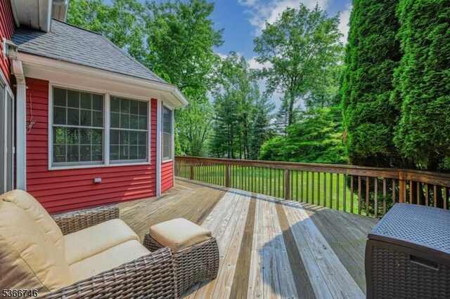 6 Magnolia Ct, Morris Twp, NJ 07960 - view of wooden terrace