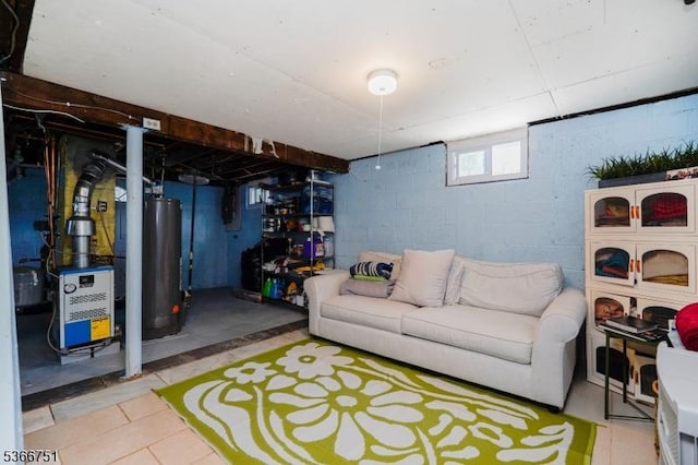 139 Churchill Ave, Franklin Twp, NJ 08873 - below grade area with water heater