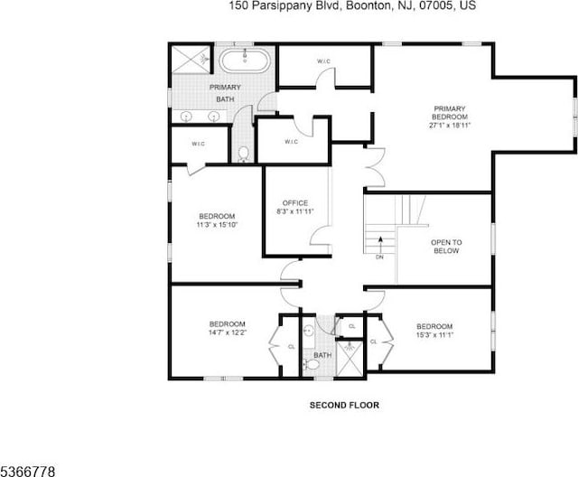 150 Parsippany Blvd, Parsippany-Troy Hills Twp, NJ 07005 - view of home floor plan