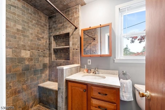 25 Alabama Ave, Jefferson Twp, NJ 07849 - bathroom with a tile shower and vanity