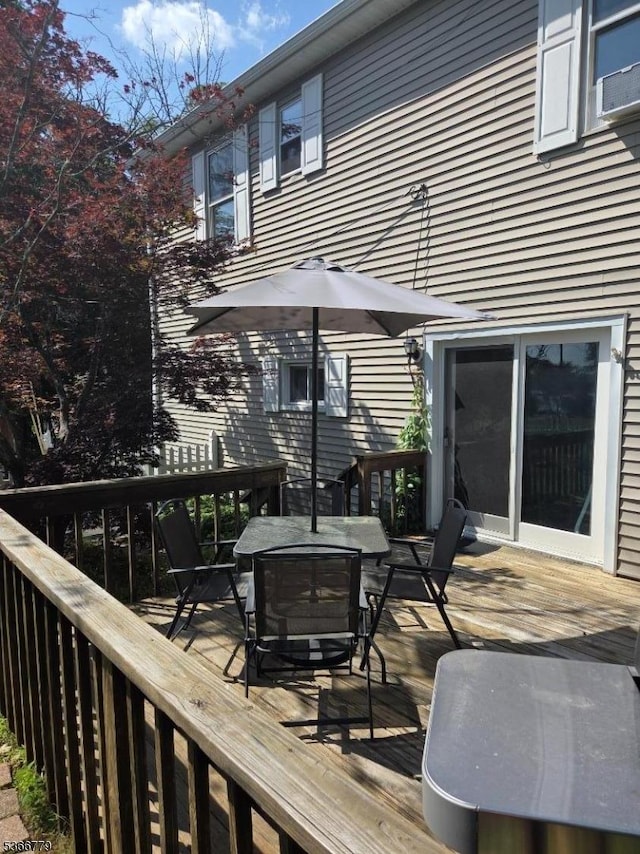 25 Alabama Ave, Jefferson Twp, NJ 07849 - view of wooden deck