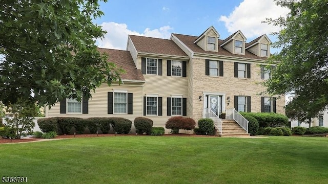 31 Burniston Ct, Hillsborough Twp, NJ 08844 - colonial house with a front yard