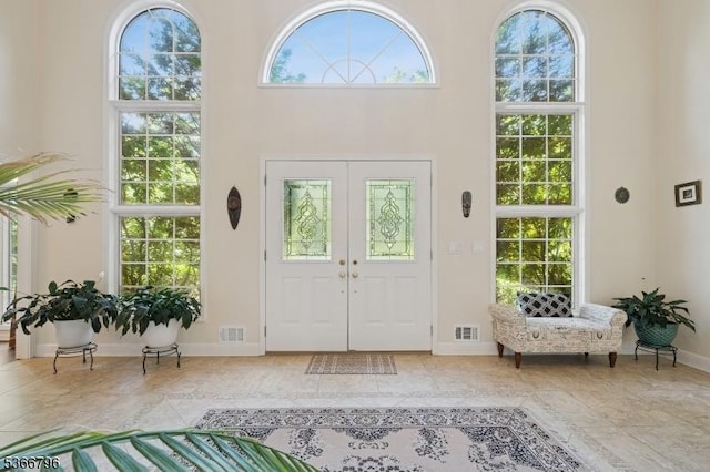 17 N Ridge Rd, Denville Twp, NJ 07834 - entryway featuring a high ceiling and tile patterned floors