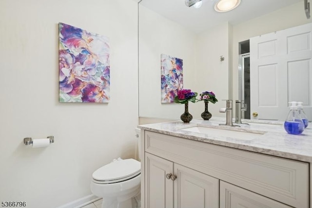 17 N Ridge Rd, Denville Twp, NJ 07834 - bathroom featuring vanity and toilet