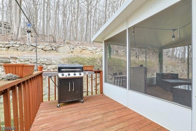 4 Panorama Dr, Vernon Twp, NJ 07461 - deck with a sunroom and area for grilling