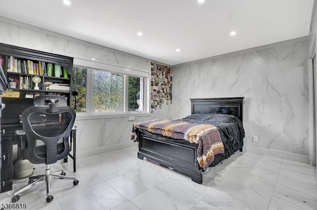85 Francisco Ave, Little Falls Twp, NJ 07424 - bedroom with marble finish floors and recessed lighting
