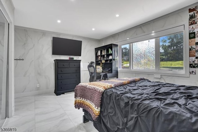 85 Francisco Ave, Little Falls Twp, NJ 07424 - bedroom featuring marble finish floors and recessed lighting
