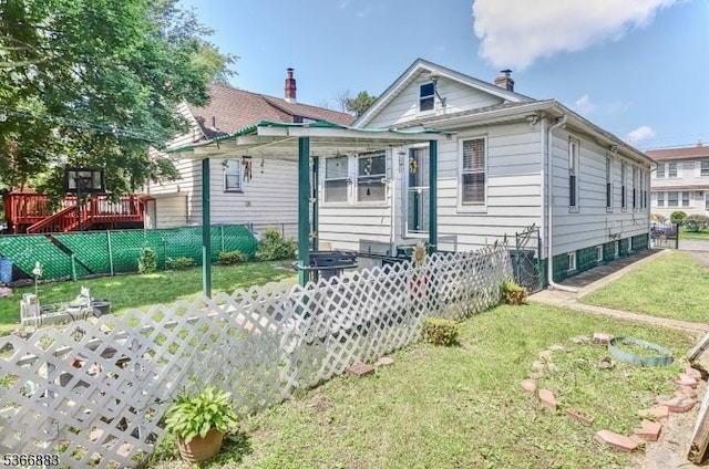10-12 Medbourne Ave, Irvington Twp, NJ 07111 - view of front of property with a chimney