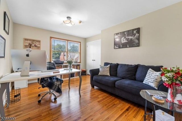 357 Minute Arms Rd, Union Twp, NJ 07083 - home office featuring wood finished floors