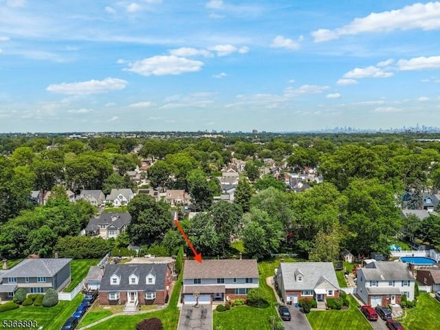 357 Minute Arms Rd, Union Twp, NJ 07083 - aerial perspective of suburban area featuring a tree filled landscape