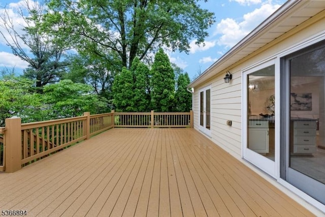 11 Hillcrest Blvd, Warren Twp, NJ 07059 - view of wooden deck