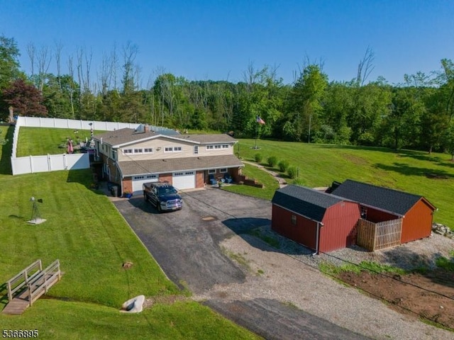 417 Mountain Rd, Readington Twp, NJ 08833 - view from above of property featuring a forest