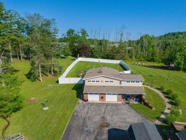 417 Mountain Rd, Readington Twp, NJ 08833 - view from above of property featuring a heavily wooded area