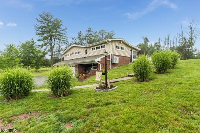 417 Mountain Rd, Readington Twp, NJ 08833 - back of house featuring brick siding and a yard