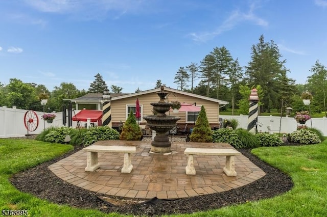 417 Mountain Rd, Readington Twp, NJ 08833 - back of house with a fenced backyard and a patio area