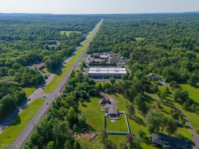 417 Mountain Rd, Readington Twp, NJ 08833 - aerial view of property and surrounding area featuring a heavily wooded area
