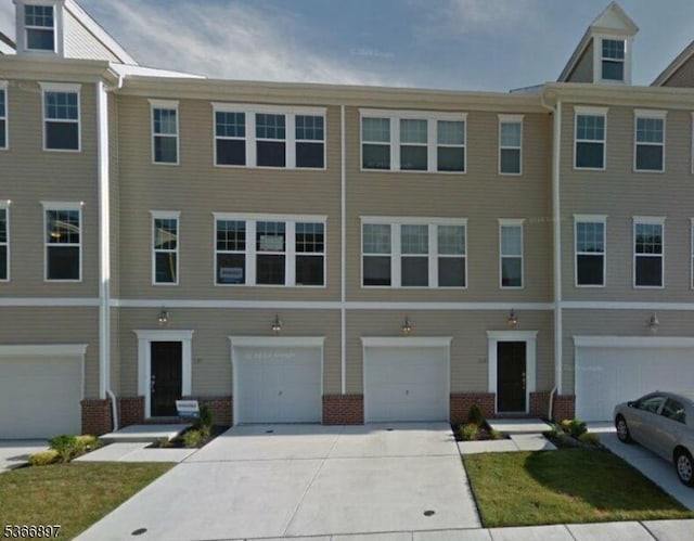 108 Creekside Way, Burlington Twp, NJ 08016 - view of property with driveway, brick siding, and a garage