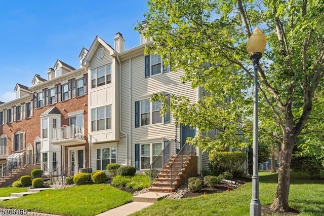 4106 Dilts Ln, Bridgewater Twp, NJ 08807 - view of building exterior with stairs
