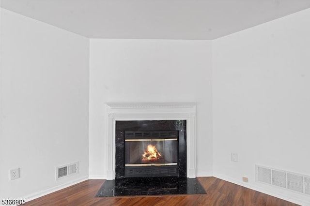 4106 Dilts Ln, Bridgewater Twp, NJ 08807 - detailed view of wood finished floors and a fireplace