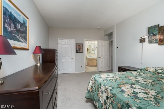 2 Richmond Rd Unit 214, West Milford Twp, NJ 07480 - bedroom featuring light carpet and ensuite bathroom
