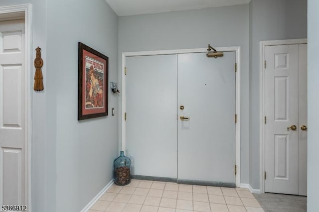 2 Richmond Rd Unit 214, West Milford Twp, NJ 07480 - entrance foyer with light tile patterned flooring