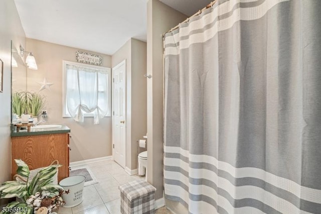 28 Old Beaver Run Rd, Lafayette Twp, NJ 07848 - full bathroom with vanity, tile patterned flooring, and curtained shower
