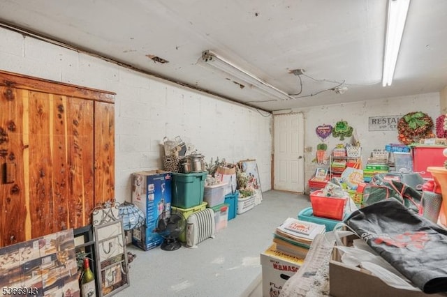 28 Old Beaver Run Rd, Lafayette Twp, NJ 07848 - below grade area featuring concrete block wall