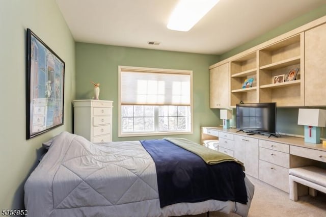 8202 Westover Way Unit 8202, Franklin Twp, NJ 08873 - bedroom featuring built in desk and carpet floors