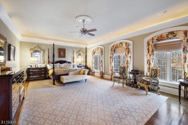 141 Mountaintop Rd, Bernardsville Boro, NJ 07924 - bedroom with crown molding and wood finished floors