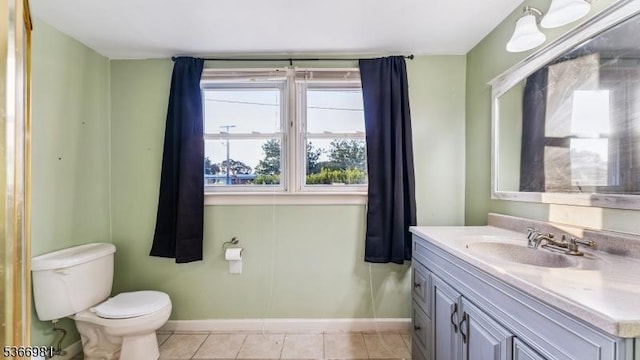 32 Washington Ave, Edgewater Park Twp, NJ 08010 - bathroom with vanity and tile patterned floors