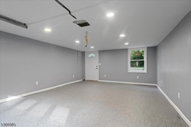 204 Christopher St, Hackettstown Town, NJ 07840 - empty room featuring recessed lighting and speckled floor